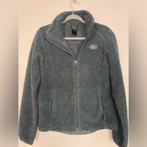 Green north face flee jacket size small